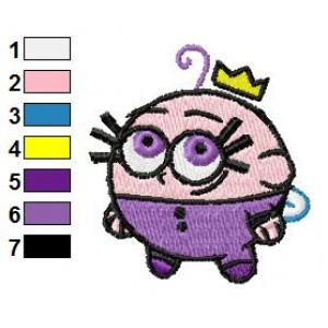 Poof Baby Oddparents Embroidery Design